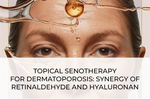 TOPICAL SENOTHERAPY FOR DERMATOPOROSIS: SYNERGY OF RETINALDEHYDE AND HYALURONAN